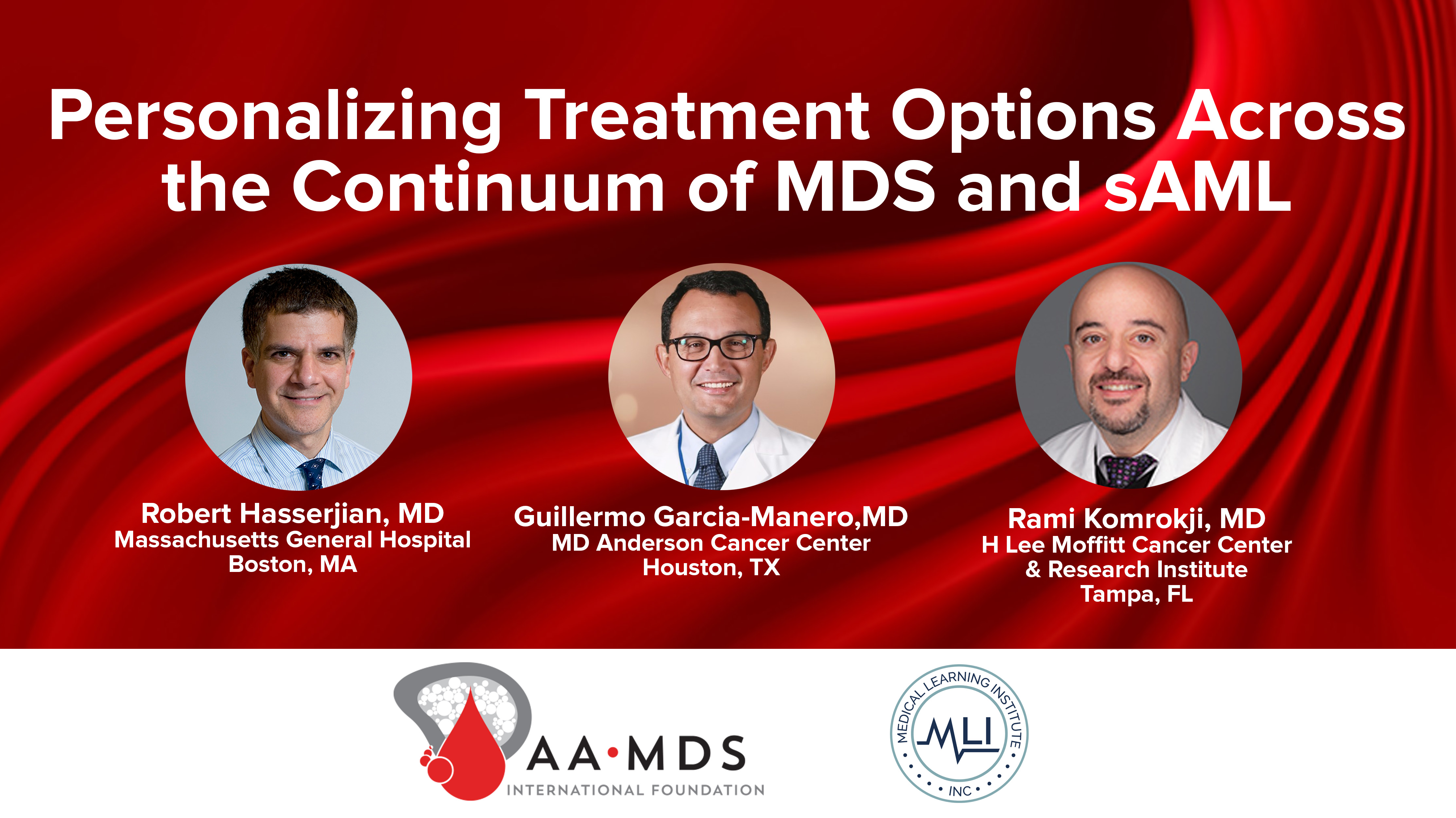 Personalizing Treatment Options Across the Continuum of MDS and sAML